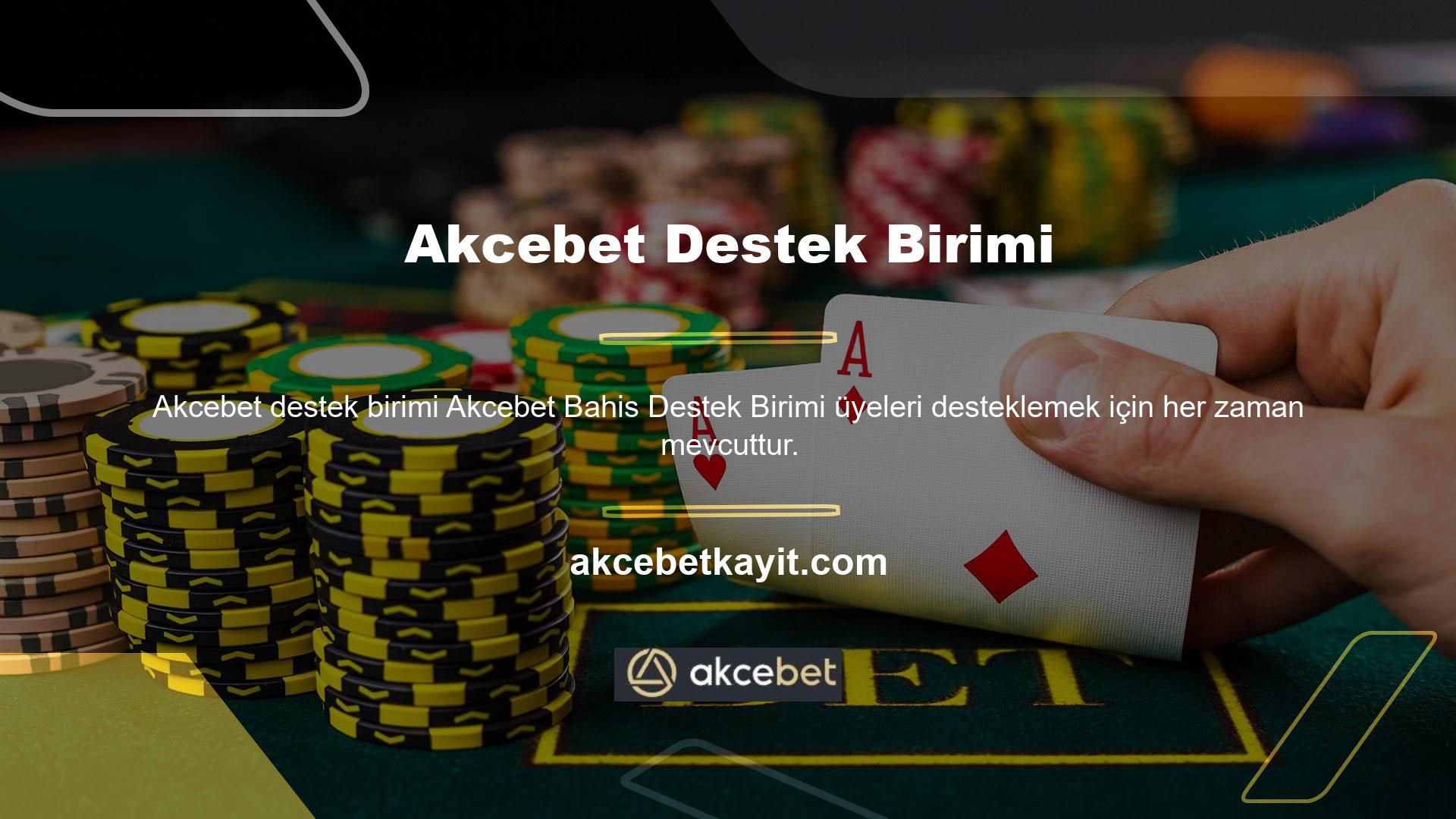 Bilgi alabilir ve bahis yardımı isteyebilirsiniz